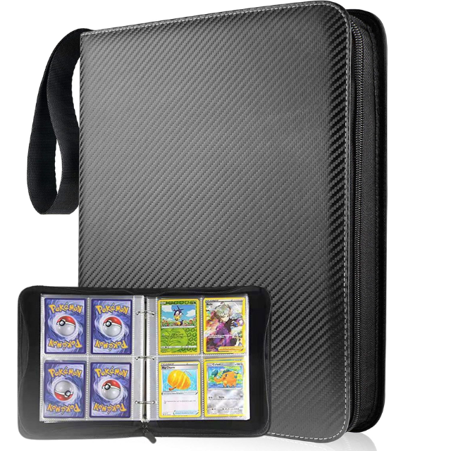Sergé noir (4 pochettes 400 cartes)