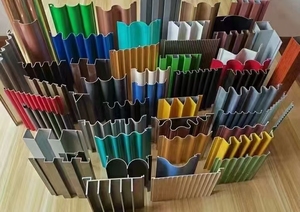 Revestimiento de Pared de Aleación de Aluminio Acanalado Moderno y de Lujo, Paneles Decorativos Ventilados para Interiores y Exteriores, Muros Cortina para Centros Comerciales - Product Image 3