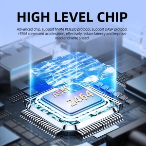 Vỏ ổ cứng SSD M.2 NVME Thunderbolt 3/4 40Gbps, USB4.0, hỗ trợ ổ cứng di động SATA 2.5 inch, ổ cứng ngoài <span class=keywords><strong>8TB</strong></span> - Product Image 4