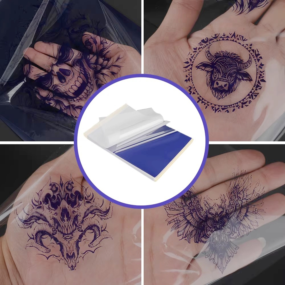 New Type Tattoo Stencil Paper Transparent Transfer Film Clear Thermal Printing Papers Artist Tool Printer Hand-drawn