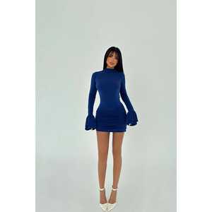 ชุดเดรสลำลองแขนยาว Saks พร้อมโลโก้สั่งทำ วัสดุสแปนเด็กซ์ สำหรับงานปาร์ตี้ฤดูใบไม้ผลิ ฤดูใบไม้ร่วง ฤดูหนาว มีไซส์ XS ถึง XL - Product Image 3