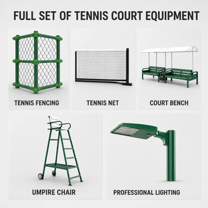Système de revêtement de terrain de tennis en acrylique de qualité professionnelle, résistant aux intempéries, antidérapant - Product Image 4