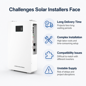 Batería Solar de Pared LiFePO4 de 51.2V 100Ah <span class=keywords><strong>con</strong></span> Stock en Almacén de la UE para Sistema de Almacenamiento de Energía Residencial - Product Image 6
