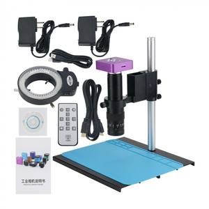 HAYEAR 4K 51MP産業用顕微鏡カメラカメラ180XCマウントレンズワークパッドPCB電話修理用 - Product Image 1