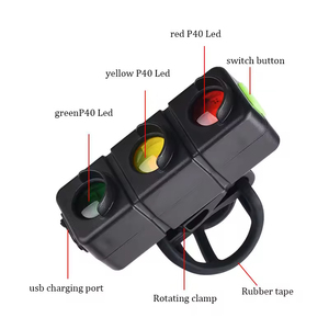 Luz Trasera LED Recargable para Bicicleta, Fácil de Instalar, para Ciclismo Nocturno, Seguridad en Bicicleta de Montaña - Product Image 5