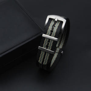 Bracelets de montre une pièce de haute qualité, 1,4 MM, 20MM, 22MM, en tissu Nylon, <span class=keywords><strong>James</strong></span> <span class=keywords><strong>bond</strong></span>, ceinture de sécurité - Product Image 6