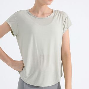 Camiseta de cuello redondo para mujer, camisetas deportivas de poliéster Spandex de alta calidad - Product Image 3