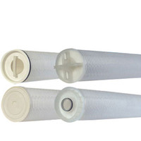 Élément filtrant PP à plis profonds |   Filtre de remplacement pour système d'eau pure, 0,45 micron, sans perte de fibres