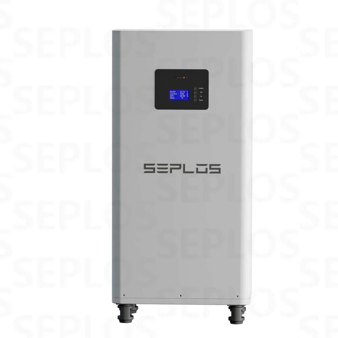 Seplos 48V 280ah 이동식 배터리 팩 인산염 Lifepo4 배터리 팩 디자인 리튬 철 태양 전지 패널 순수 사인파 MPPT / 200A