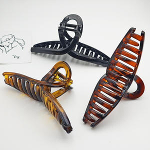 Pinza para el pelo de material PC transfronteriza, horquilla de alta calidad, accesorio para el cabello versátil de tamaño grande, tocado sencillo, venta al por mayor - Elimi - Product Image 2