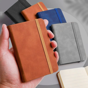 Customized Logo A7 Mini <strong>Diary</strong> Hardcover Waterproof Leather Notebook Spiral Binding Thick Paper <strong>Printed</strong> Planner Portable Journal - Product Image 5