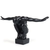 Figurines grecques abstraites personnalisées, sculpture en polyrésine, objets décoratifs pour la décoration minimaliste de la maison, cadeaux d'affaires