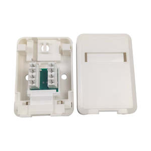 Boîtier de boîtier ONT YY-Z15 à 4 ports, <span class=keywords><strong>prise</strong></span> murale Ethernet à montage en surface avec obturateur pour réseau à fibre <span class=keywords><strong>optique</strong></span>, installation facile - Product Image 3