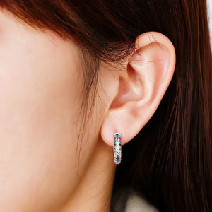 Orecchini a Clip Colorati per Donne, Accessorio Semplice per Uso Quotidiano, Gioiello di Moda - Product Image 6