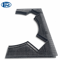 Grille de sol soudée en acier inoxydable sur mesure pour la construction, les centrales électriques, les plateformes pétrolières, le drainage et les applications résidentielles (villas)