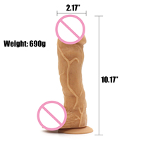 Dildo Anal Gigante de 12 Pulgadas con Pene Grande, Categoría de Producto Enorme
