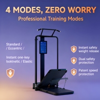 Estación de Entrenamiento Multifuncional Oem Smart Mirror All in One Gantry Smith Machine, Equipo de Fitness para el Hogar para Entrenamiento de Fuerza