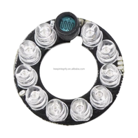 FY-M12 12 lampe 850nm lampe infrarouge 5mm perle adaptée à l'objectif de surveillance 2.8mm 3.6mm 4mm