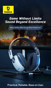 Audífonos con Cable para Juegos Baseus <span class=keywords><strong>GoPlay</strong></span> 1 Max 1+Max, Sonido Envolvente Virtual 7.1, Conector de 3.5mm y USB-A, Micrófono Desmontable - Product Image 2