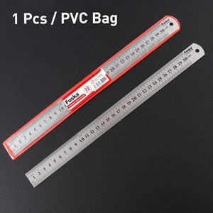 Foska gỉ và chống ăn mòn Cai Trị kim loại thẳng cạnh thép không gỉ cai trị thiết lập cho thợ mộc kỹ thuật kiến trúc sư - Product Image 6