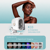 2026 Esthetische Diagnostische AI Analyse Vergelijking Rapport Android Scalp Body Facial Skin Analyzer Machine voor Gebronsde Huid