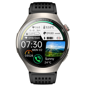 Reloj Inteligente Deportivo con Pantalla AMOLED, Monitor de Ritmo Cardíaco, Resistente al Agua IP67, Control por Voz y Aplicación, Masaje para Dormir - Product Image 1
