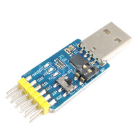 Adaptador de módulo Serial multifuncional CP2102, USB-UART, 6 en 1, USB a TTL, rs485, rs232, 3,3 V/5V, Compatible con CP2102