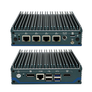 Alder göl N100 Quad Core güvenlik duvarı Mini Pc üçlü M.2 yuvaları 2.5G LAN DDR4 Pfsense Din ray endüstriyel Pc VPN sunucusu için stokta - Product Image 1