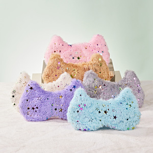 Masque de sommeil en peluche doux et confortable pour la sieste au bureau, vente en gros à prix abordable - Product Image 4