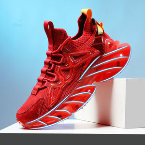 Zapatillas de correr para hombre, zapatillas transpirables, calzado para correr, moda, antideslizantes, amortiguadoras, deportivas, para adolescentes - Product Image 5