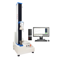 Hongjin-máquina de pruebas Horizontal de resistencia a la tracción, equipo de prueba de resistencia a la tracción 5Kn con logotipo personalizado, precio del polímero