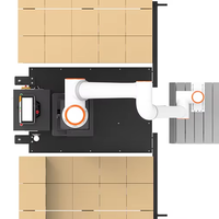 Las mejores soluciones de automatización robótica, cobots colaborativos de 6 ejes para paletizado, kit de brazo de robot con controlador