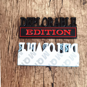 Autocollant en métal 3D chromé pour voiture, emblème blanc PRIVILEGE EDITION, badge pour coffre de voiture, calandre, style, autocollants, accessoires automobiles - Product Image 5