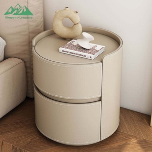 Wayon 热销实木边桌北欧简约公寓床头柜带2个抽屉卧室用 - Product Image 3