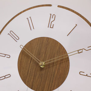 Modern 12 Inch Battery Operated <b>Silent</b> <b>Wall</b> <b>Clock</b> Single Face Home Decoration Factory Manufactured - Product Image 6