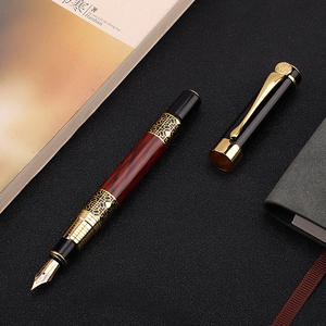 Vente en gros personnalisée <span class=keywords><strong>stylo</strong></span> <span class=keywords><strong>plume</strong></span> en résine <span class=keywords><strong>de</strong></span> luxe en métal chinois avec <span class=keywords><strong>encre</strong></span> - Product Image 5