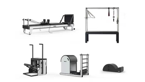 INIKO Cadillac Équipement de Pilates Barre de Yoga et Fitness en Acier Inoxydable 304 Noir L2200xW740xH2030mm Garantie 5 Ans C003B Contreplaqué - Product Image 2