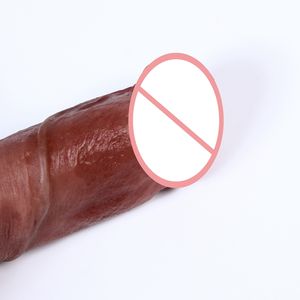 Встраиваемый длинный 4,76 дюймовый искусственный Азиатский резиновый пенис мягкий силиконовый реалистичный ремешок на thrusting фаллоимитатор женская мастурбация - Product Image 4