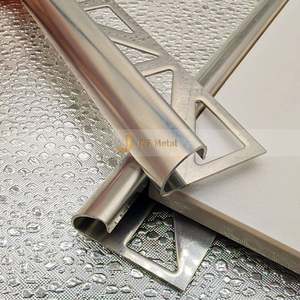 LL294 Acier inoxydable 304, profilé décoratif pour carrelage mural ou de sol, accessoire d'angle, profilé courbé pour carrelage - Product Image 2