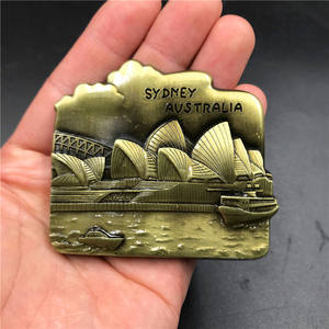 Calamite da frigo in metallo per Souvenir artigianato <span class=keywords><strong>New</strong></span> <span class=keywords><strong>York</strong></span> USA LV Singapore Australia francia - Product Image 4