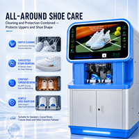 Machine de nettoyage de chaussures UPUS AI, lavage à la vapeur, nettoyage à sec, technologie de désinfection par lumière UV, distributeur automatique de lavage de chaussures