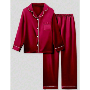 Customizable Women Pajamas Organic Cotton Breathable Sleepwear Long Sleeve Set OEM ODM Vietnam Manufacturer Production Service - Product Image 5