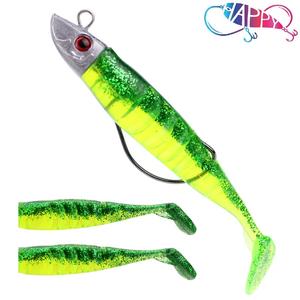 Vente en gros 15g/25g appâts de natation en plastique appâts artificiels leurres de pêche en eau salée <span class=keywords><strong>Black</strong></span> Bass <span class=keywords><strong>Minnow</strong></span> leurre souple avec <span class=keywords><strong>tête</strong></span> <span class=keywords><strong>plombée</strong></span> - Product Image 5