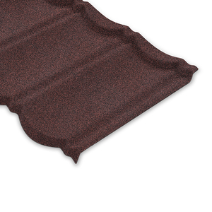 Proveedores de Tejas Metálicas Milano, Materiales para Techos, Tejas Metálicas con Recubrimiento de Piedra, Color Granate, Forma de Arco Circular, para Sudáfrica y Nigeria - Product Image 2