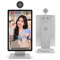Console de studio HAOCROWN Creator avec caméra HD, station de travail vidéo verticale pour l'enregistrement et la production de contenu pour influenceurs