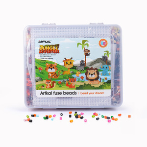 5000 pièces forme de <span class=keywords><strong>dinosaure</strong></span> 5mm perles fusibles multi-couleurs bricolage à la main perles thermofusibles en plastique boîte Perler <span class=keywords><strong>Hama</strong></span> perles ensemble pour enfants - Product Image 3