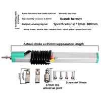 Nouveau capteur de déplacement miniature de type KTM, potentiomètre, règle électronique, mesure de distance linéaire par résistance