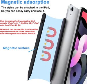 <span class=keywords><strong>ปากกา</strong></span>สไตลัสปลายอลูมิเนียมสำหรับหน้า<span class=keywords><strong>จอ</strong></span>สัมผัส รองรับการเชื่อมต่อแม่เหล็กสำหรับ <span class=keywords><strong>iPhone</strong></span>/iPad/iPad Pro/ อุปกรณ์ Android - Product Image 3