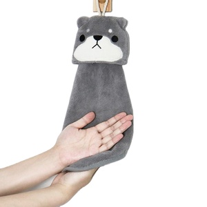 ผ้าขนหนูชายหาดสำหรับอาบน้ำเด็กผ้าขนหนูลายการ์ตูนรูปสัตว์ปะการังขนแกะแห้งเร็วพร้อมตะขอสำหรับเด็ก - Product Image 1