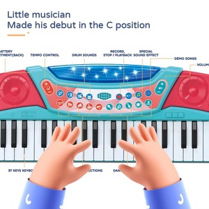Terbaik penjualan 37 kunci musik Digital Pianos <span class=keywords><strong>Keyboard</strong></span> elektrik alat musik untuk latihan sekolah anak-anak - Product Image 3